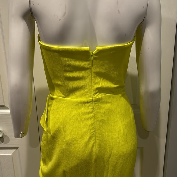 NWOT Dress the Population Kai in lemongrass - Picture 10 of 15